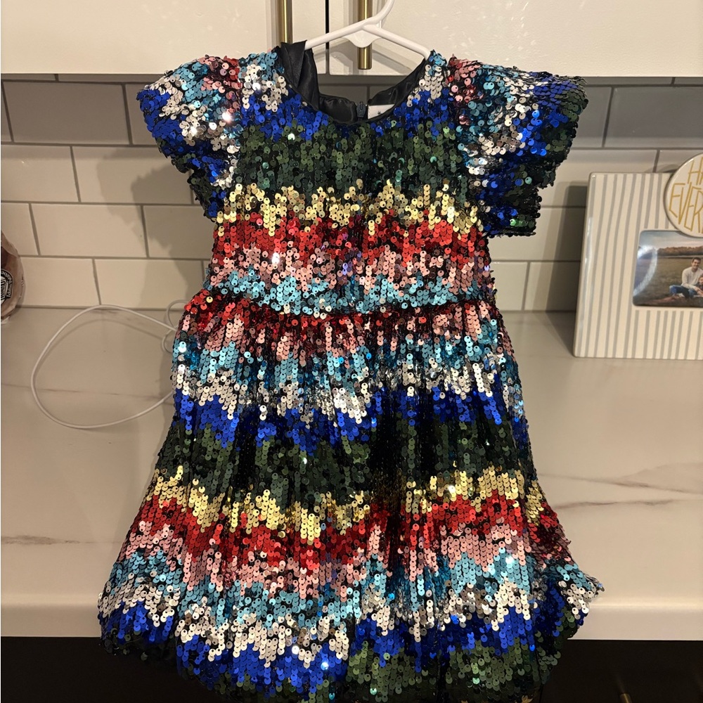 Lola + The Boys Multicolor Sequin Dress